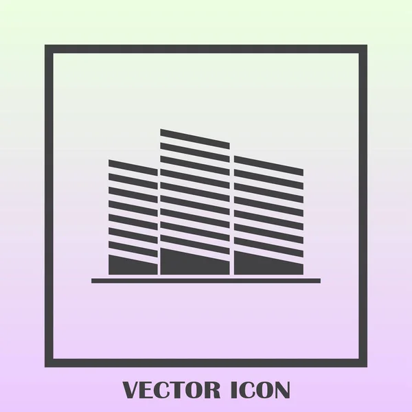 Symbole immobilier. icône vectorielle — Image vectorielle