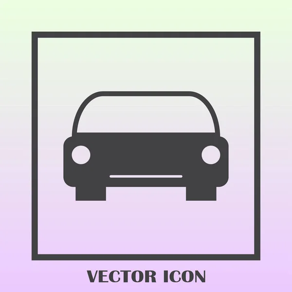 Car icon vector. Vector illustration. — Stock Vector