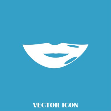 Dudak simgesi web tasarım