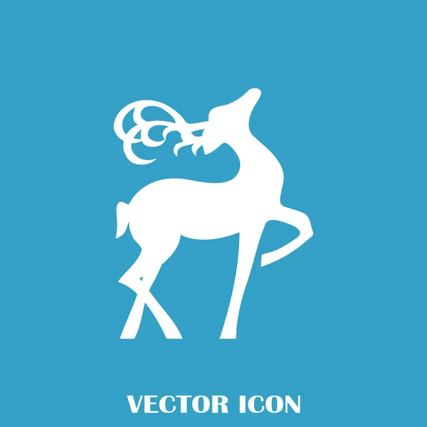 Icône web vectoriel cerf — Image vectorielle