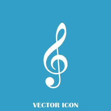 düz müzik treblekey simgesi