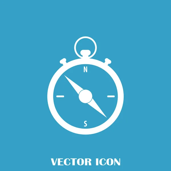 Brújula icono vector diseño — Vector de stock