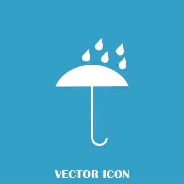 Şemsiye vektör web simgesi