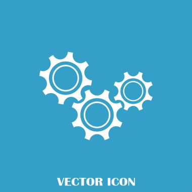 antika arka plan vektör sanat ile dişli simgesini