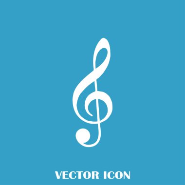 düz müzik treblekey simgesi