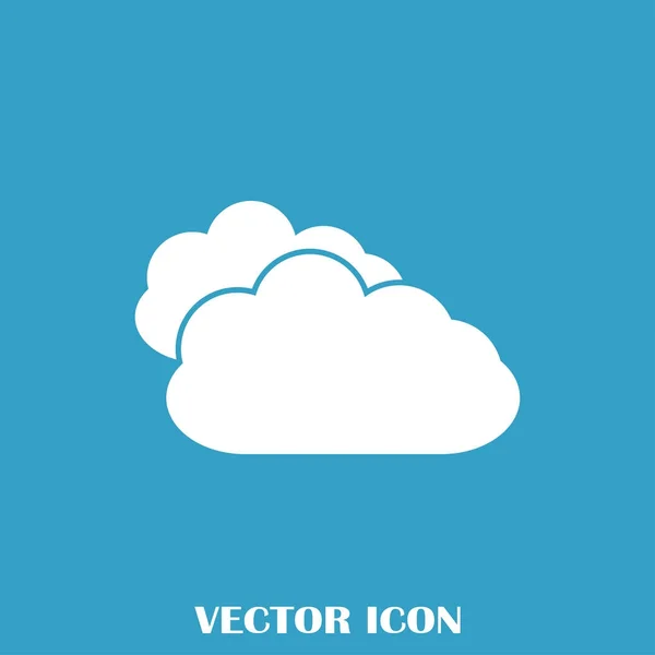 Cloud-Icon-Webvektor. — Stockvektor