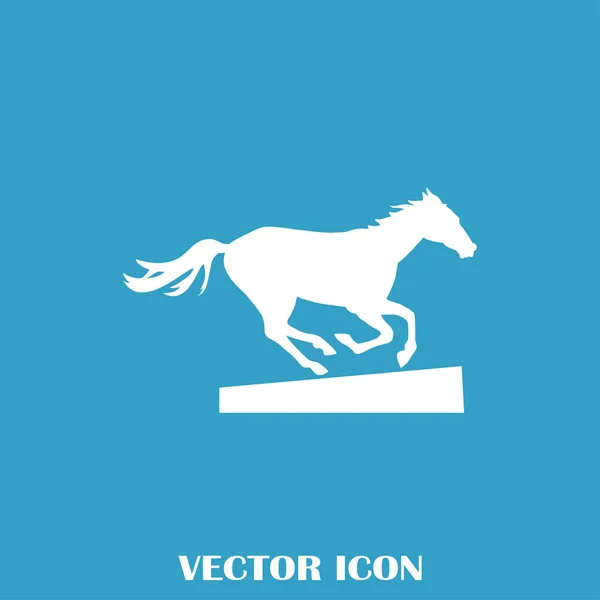 Silueta vectorial de un caballo — Archivo Imágenes Vectoriales