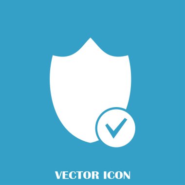 Kalkan vektör web simgesi