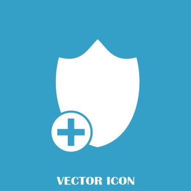 Kalkan vektör web simgesi