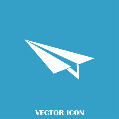 Uçak simge vektör, katı logo illüstrasyon, sembol