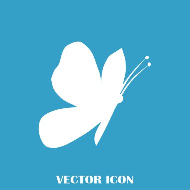 Kelebek vektör web simgesi