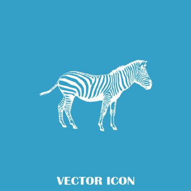 Zebra vektör web simgesi