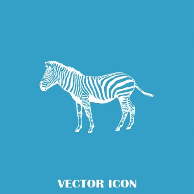 Zebra vektör web simgesi