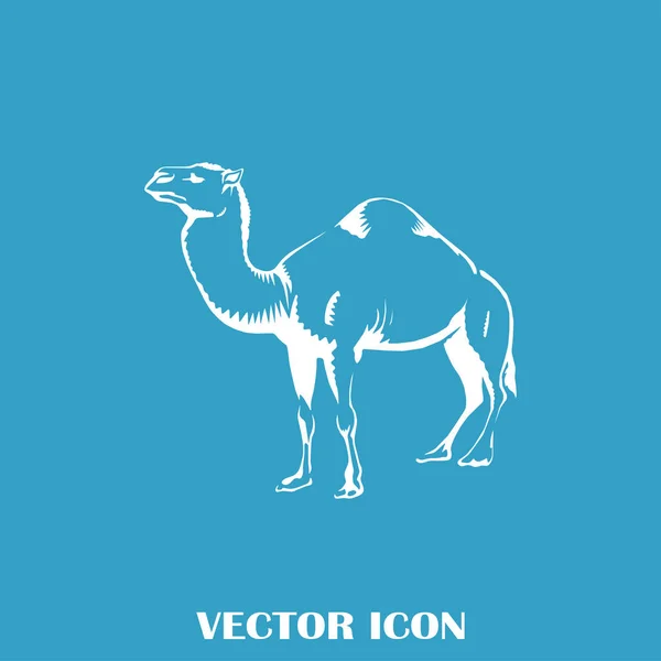 Icône de chameau. animal du désert — Image vectorielle