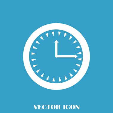 Saat, saat vektör simgesi