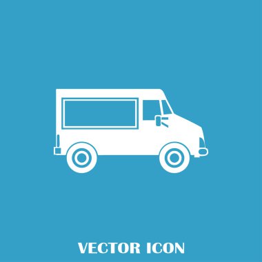 Araba simge vektör. Vektör çizim.