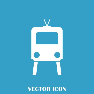 Buharlı lokomotif. Eski demiryolu web simgesi