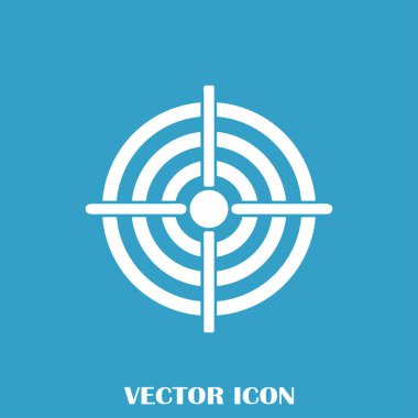Hedef simgesi, web tasarımı için vektör çizim