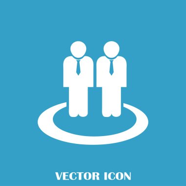 Grup insanlar vektör simgesi