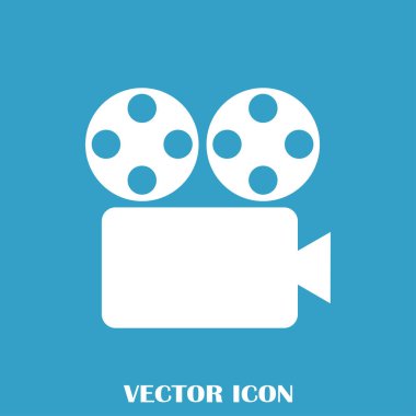 video simgesi, video kamera vektör çizim