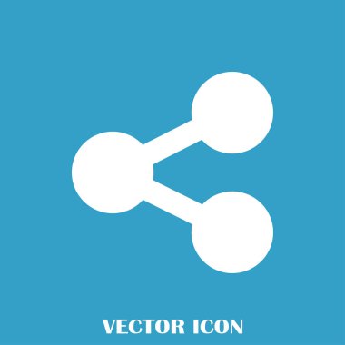 Atom vektör web simgesi