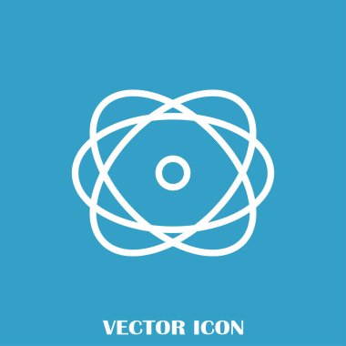 Atom vektör web simgesi