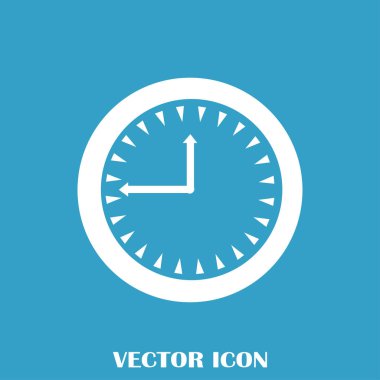 Saat, saat vektör simgesi