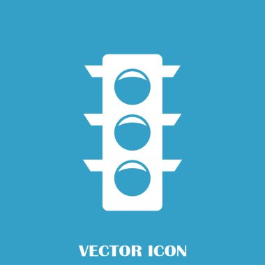 Vektör trafik ışığı simgesi.