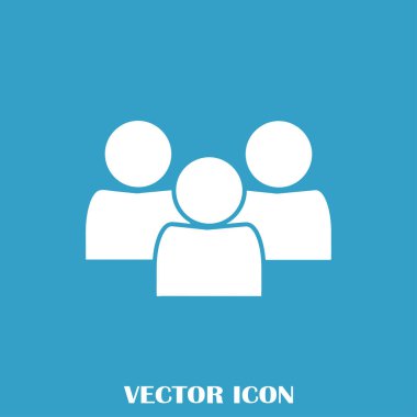 Grup insanlar vektör simgesi