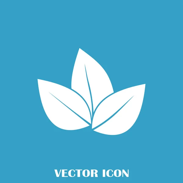 Blatt-Icon-Vektor-Illustration — Stockvektor