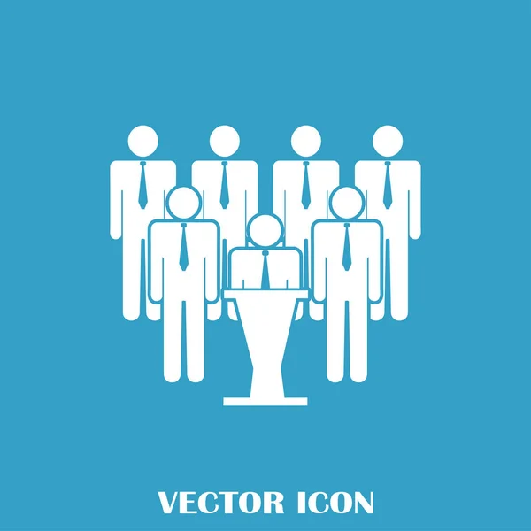 Grup orang ikon vektor - Stok Vektor