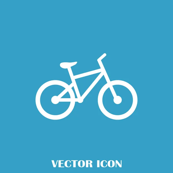 Icono de bicicleta stock vector ilustración diseño plano — Vector de stock