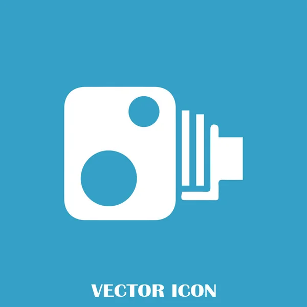 Video icon, camcorder vector illustration — Stock Vector