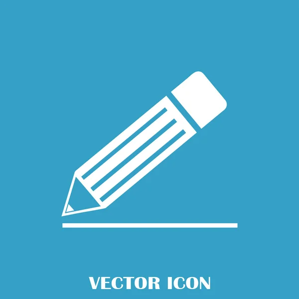 Pictogramă creion, ilustrație vectorială — Vector de stoc