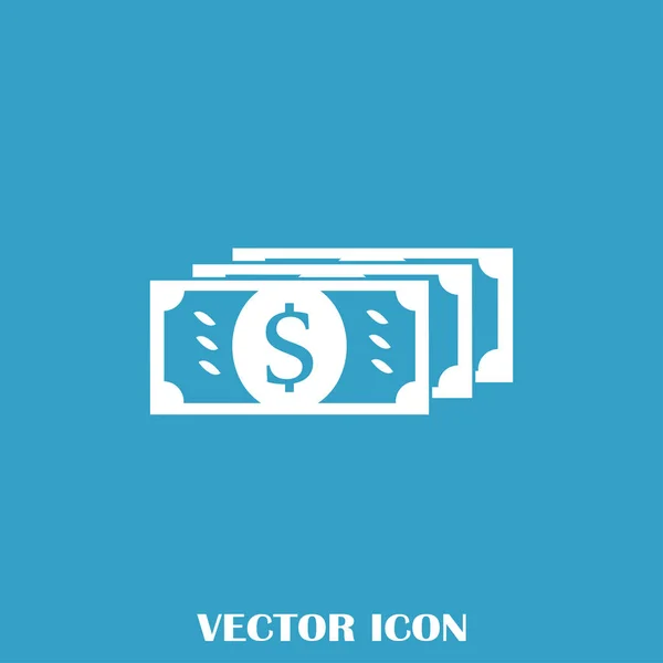 Vector money flat Icon — Stock Vector