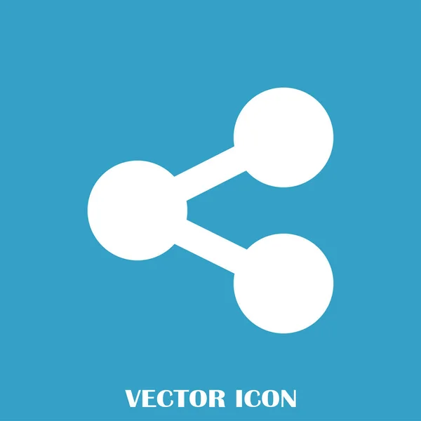 Vector átomo icono web — Vector de stock