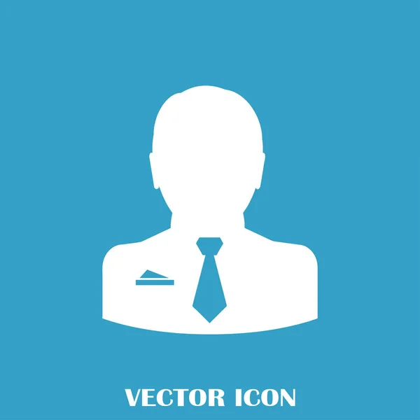 Vektor-Mann-Profil-Symbol — Stockvektor