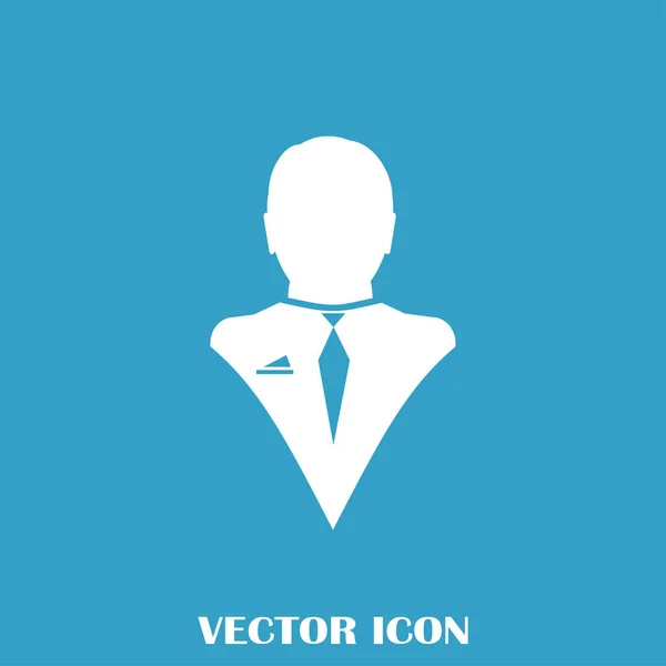 Vector hombre perfil icono — Vector de stock
