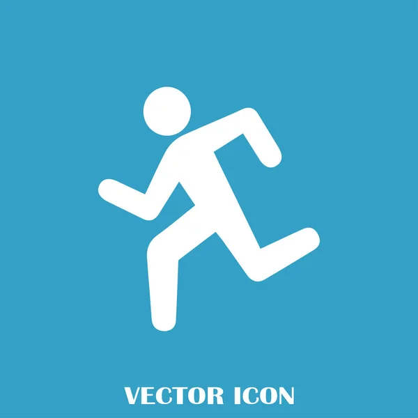 Iconos deportivos de verano. hombre corriendo — Archivo Imágenes Vectoriales