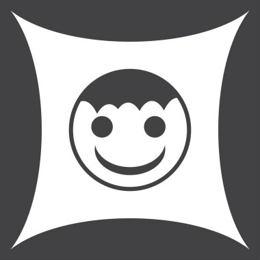 mutlu çocuk, web simgesi. vektör tasarımı