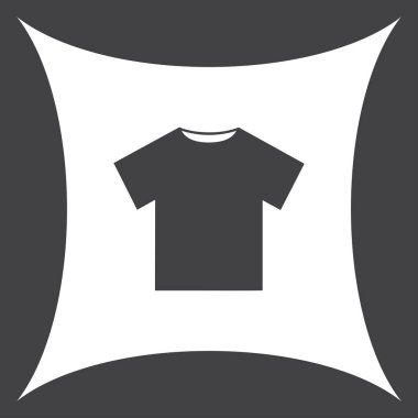T-shirt web simge vektör.