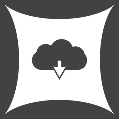 Web bulut veri simgesi