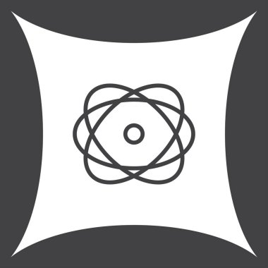 Atom vektör web simgesi