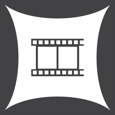 video simgesi, vektör illüstrasyonu