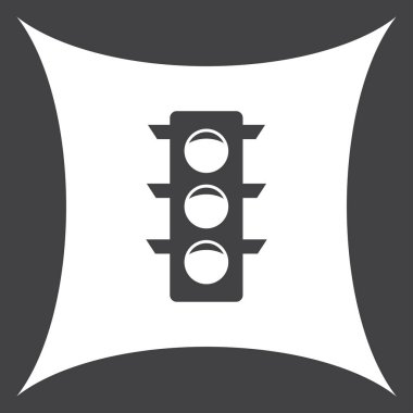 Vektör trafik ışığı simgesi.