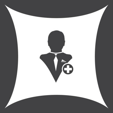 arkadaş vektör simgesi ekle