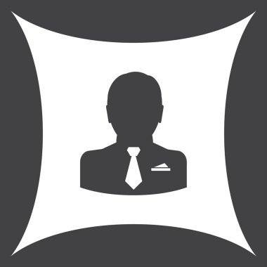 İşadamı vektör web simgesi