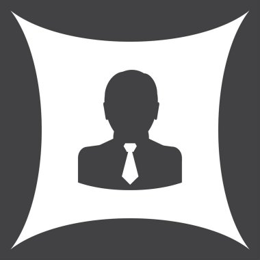 İşadamı vektör web simgesi