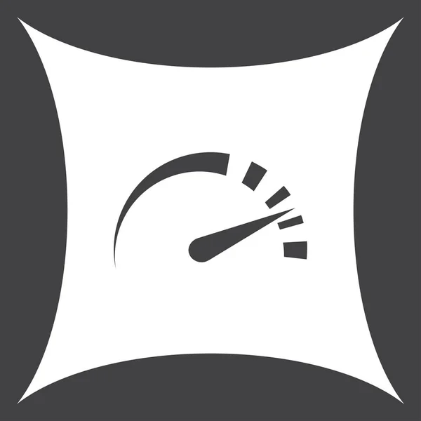 Hastighet-ikonen. webbdesign vektorgrafik — Stock vektor