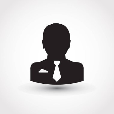 Adam profil simge vektör